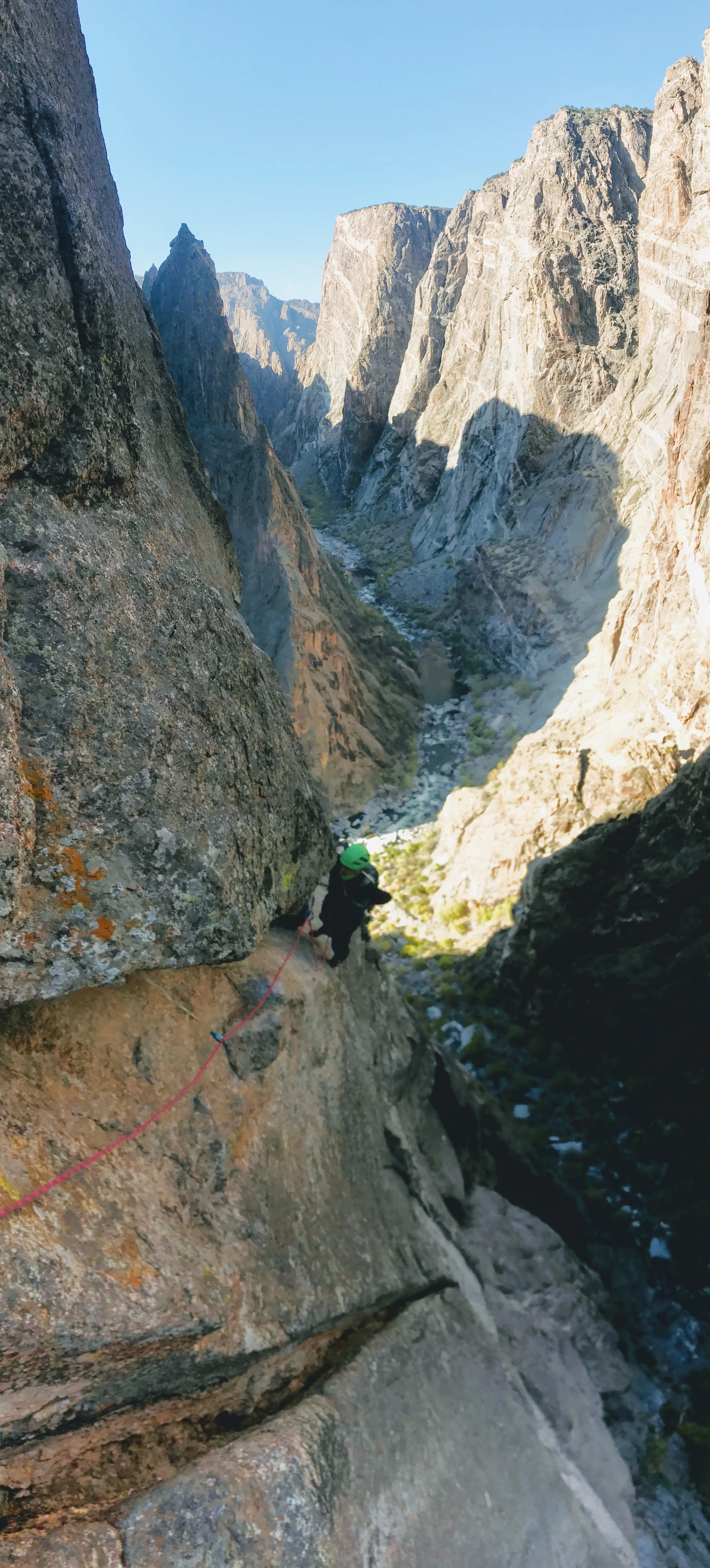 Climbing at Black Canyon